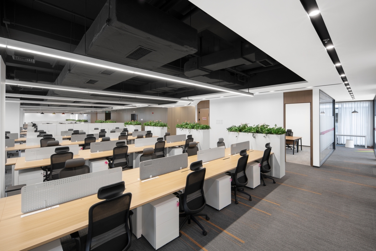 基础设施软件上海办公室装修案例2800㎡_IT科技_项目案例_上海abpay爱博钱包官网装潢官网
