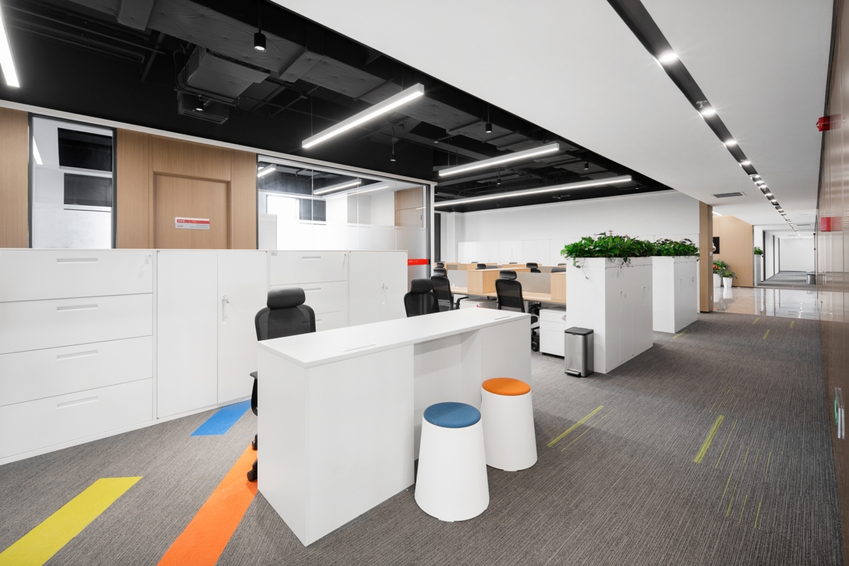 基础设施软件上海办公室装修案例2800㎡_IT科技_项目案例_上海abpay爱博钱包官网装潢官网