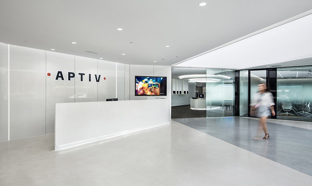 科技公司APTIV上海办公室设计4200㎡1